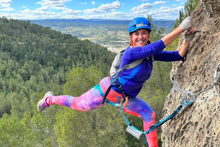 a person flying a kite
