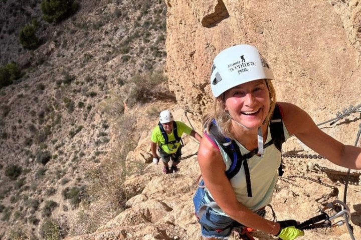 a man standing on a rock