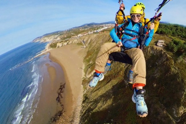 a person riding a surf board