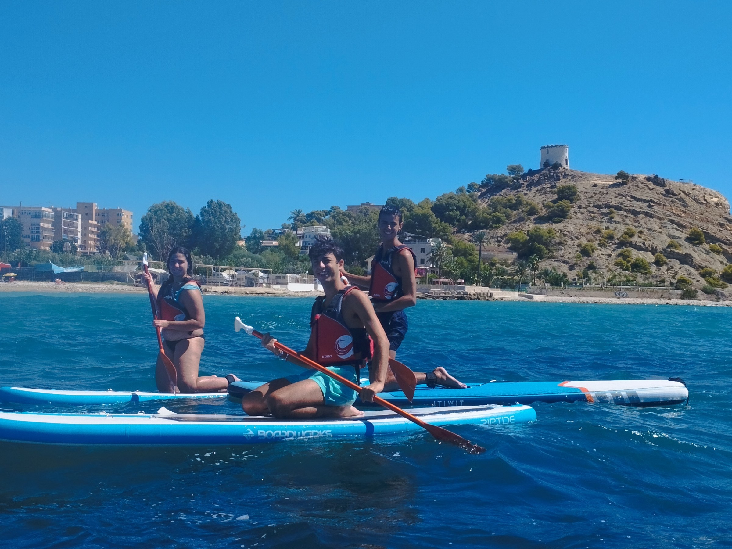 a man riding a jet ski in the water