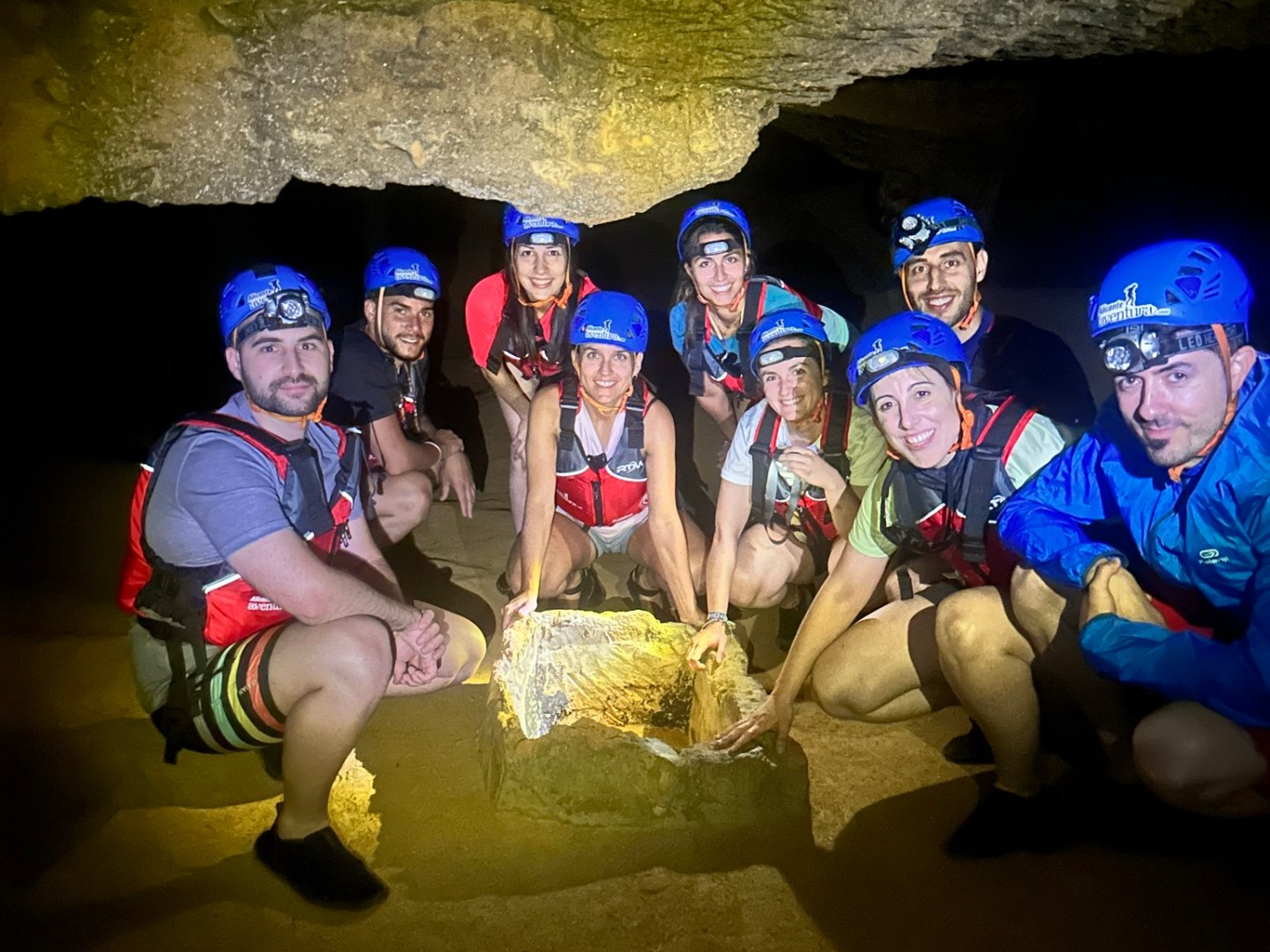 a group of people posing for the camera