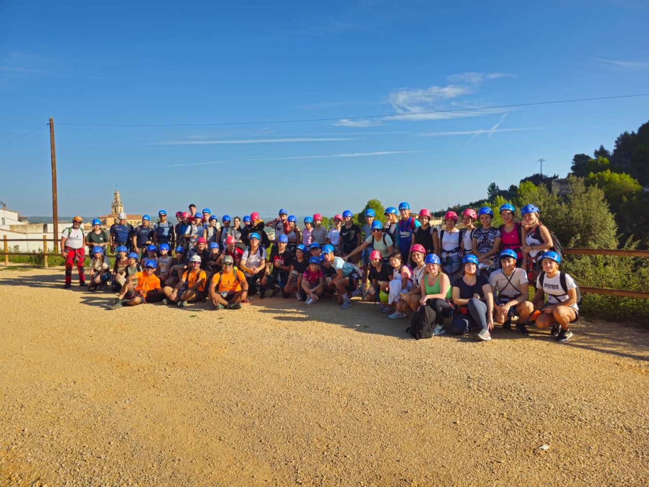 a group of people on a beach