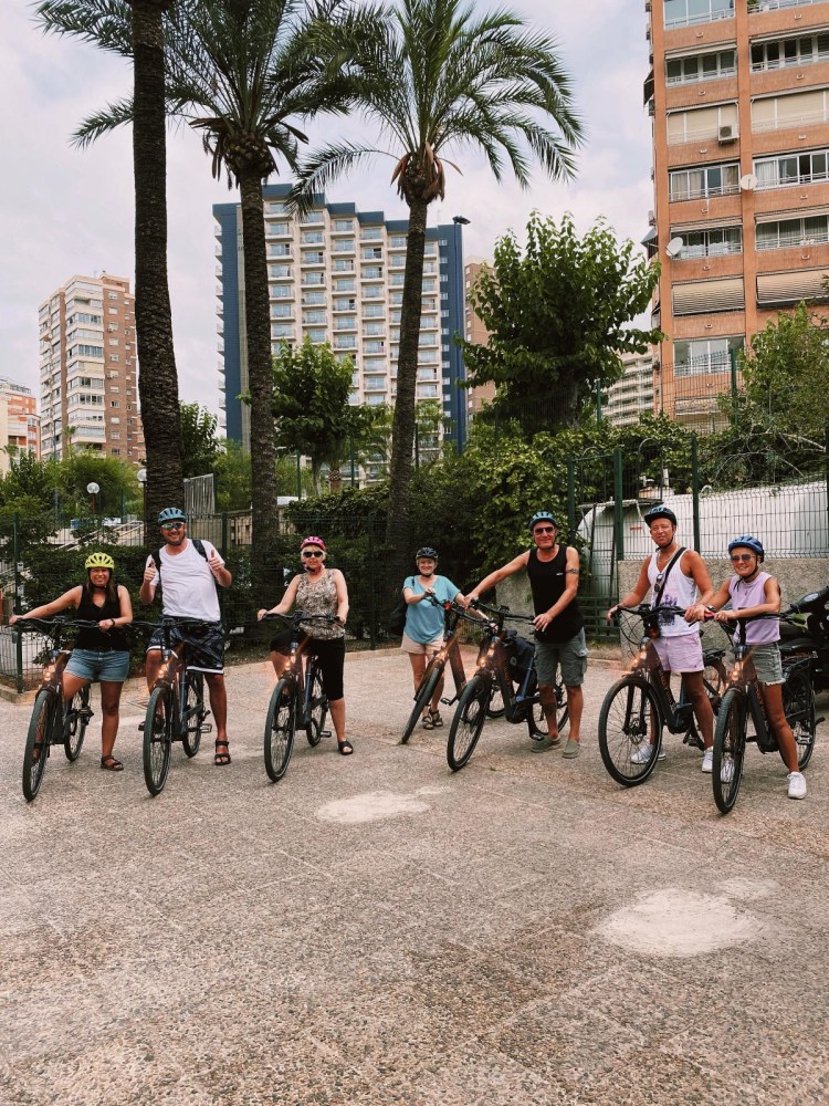 a group of people riding on the back of a horse