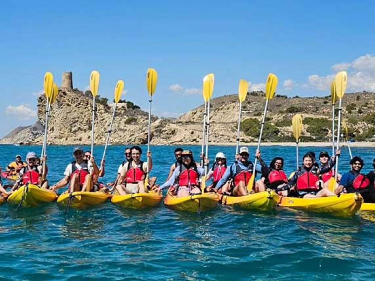 Las mejores Rutas kayak Alicante