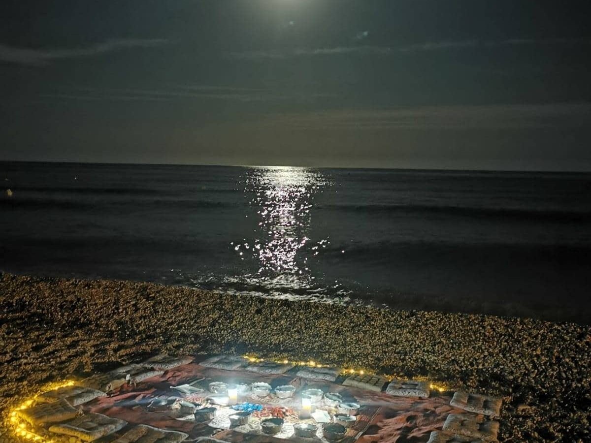 a large body of water