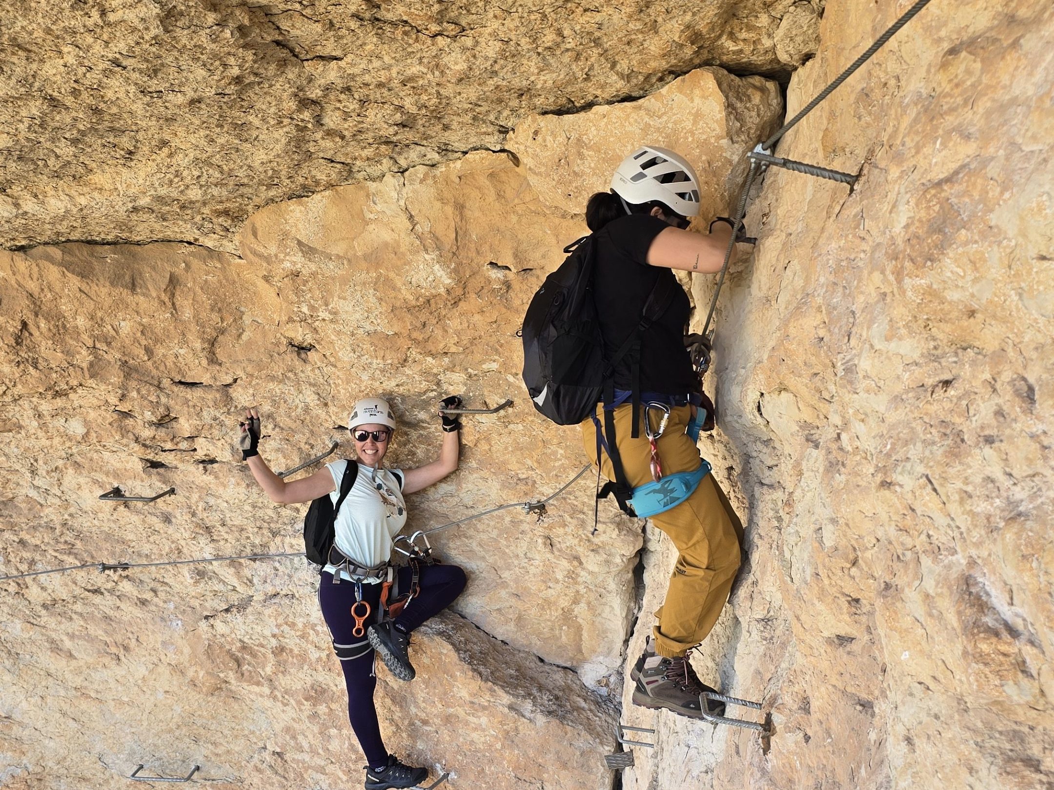 a man standing on a rock