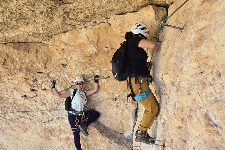 a man standing on a rock