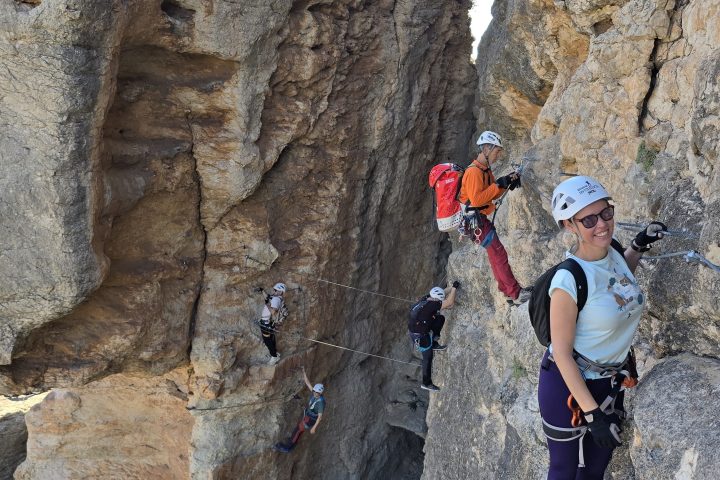 a man standing on a rock