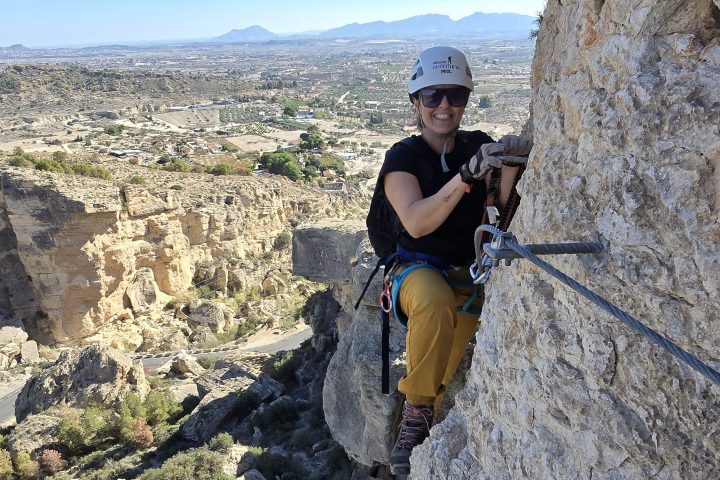 a man standing on a rock