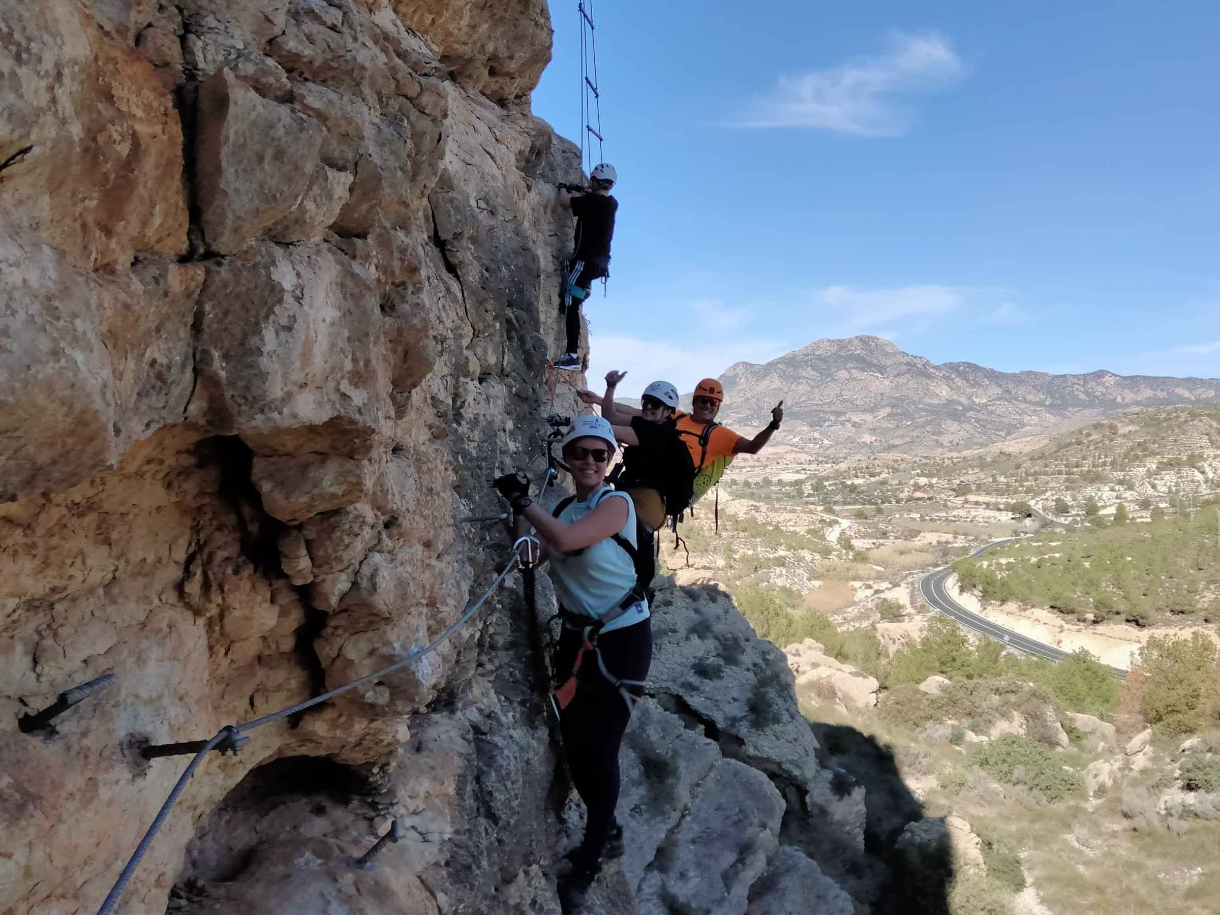 a man standing on a rock